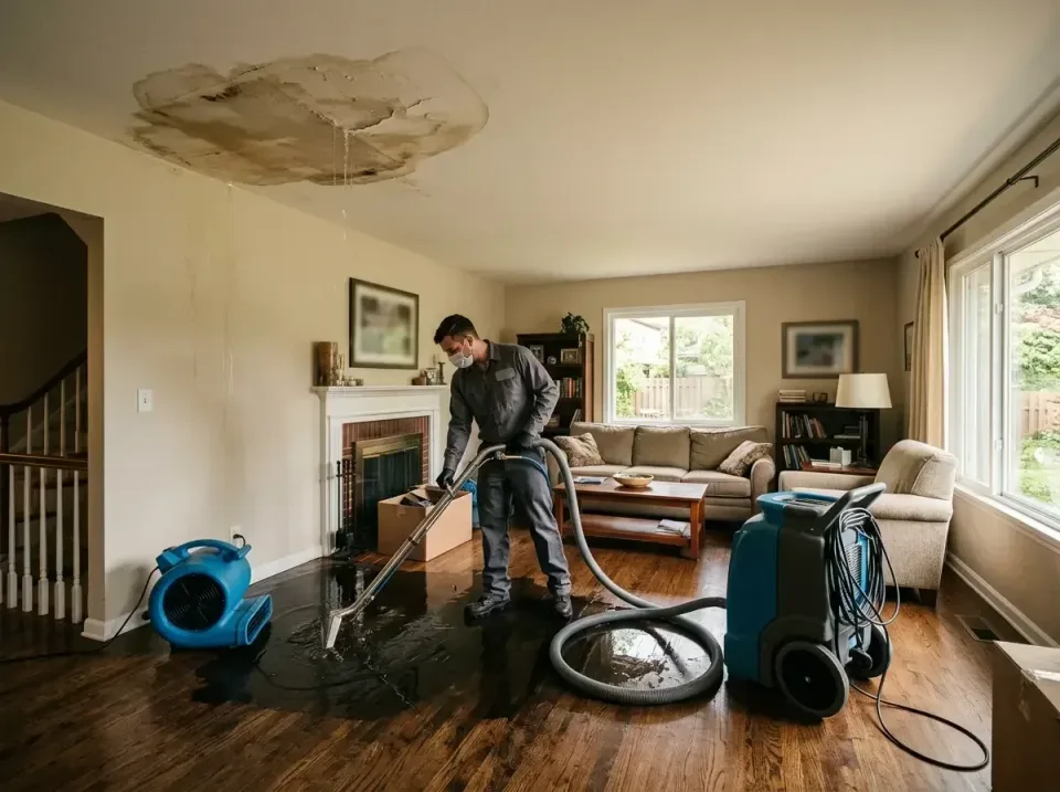 attic-pipe-burst-ceiling-drip-008 — frequently asked questions, Water Damage Restoration & Carpet Care in Sidney, NE